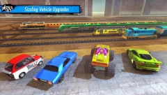 Train vs Car Racing 3D screenshot 4