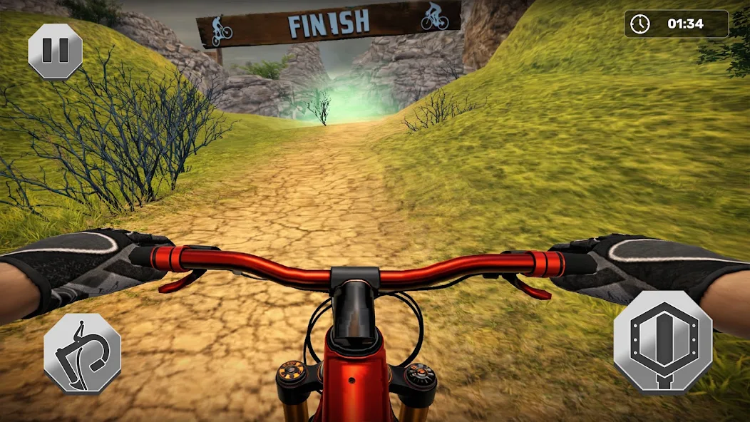 Offroad Cycling Simulator 3D screenshot 4