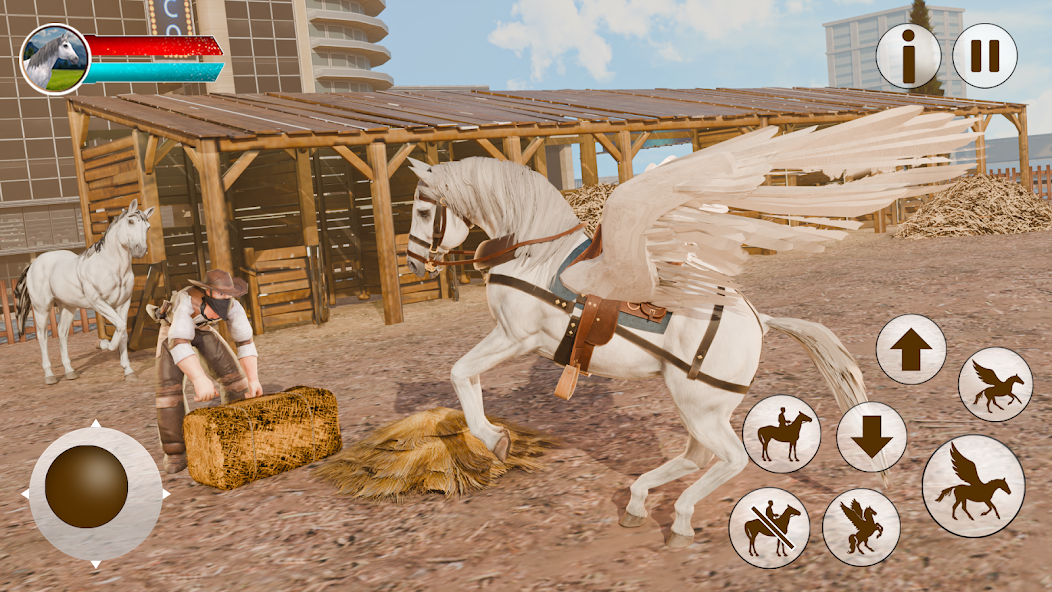 Flying Horse Taxi Transport Screenshot 1