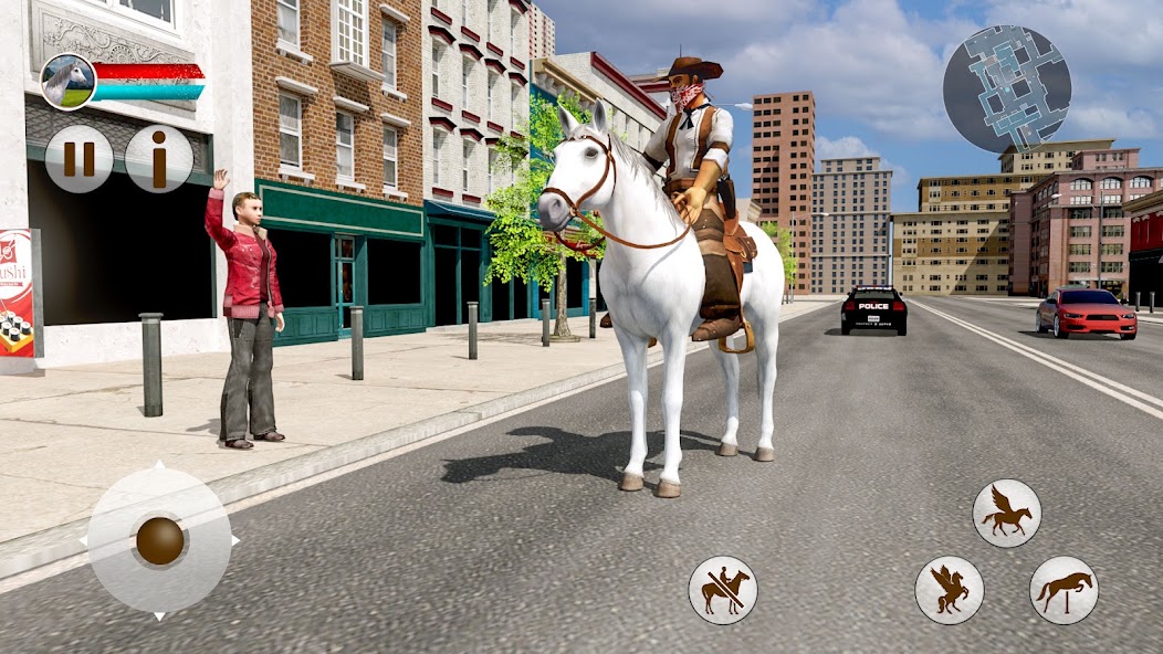 Flying Horse Taxi Transport Screenshot 2