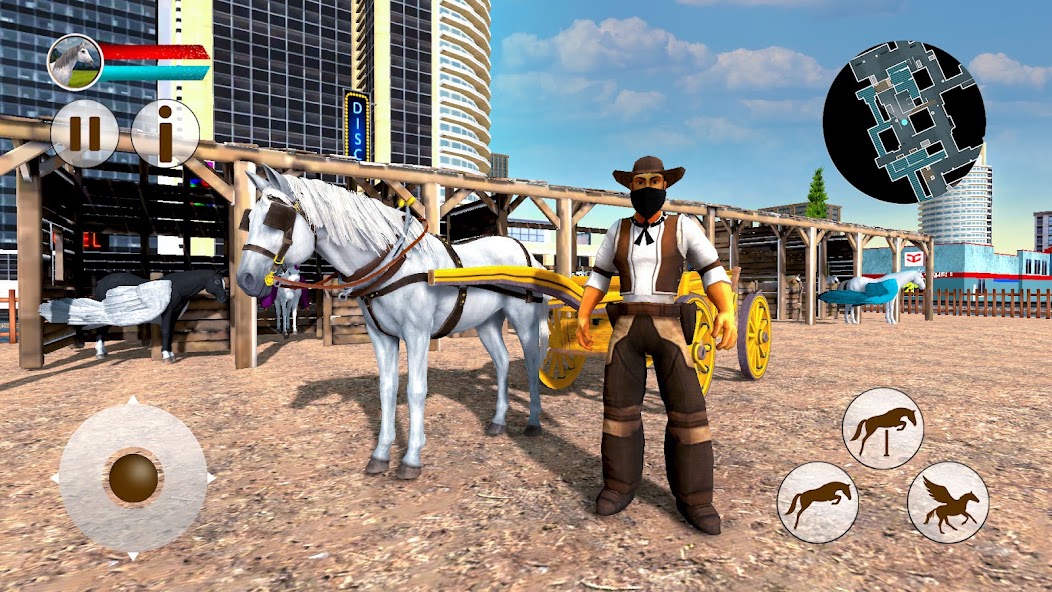 Flying Horse Taxi Transport Screenshot 4