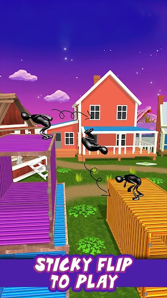 Idle Stick Flip Jump screenshot 2