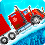 Ice Road Truck Driving Race screenshot 1