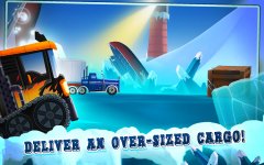 Ice Road Truck Driving Race screenshot 2