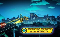 Bike Race Game: Traffic Rider of Neon City screenshot 4