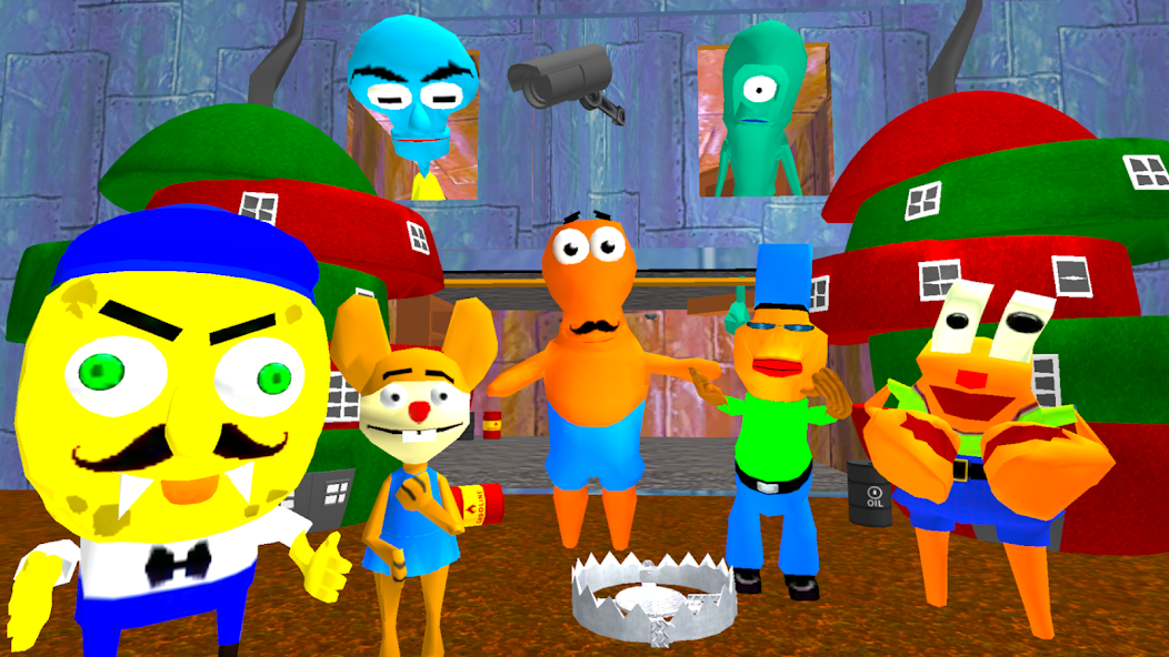 Sponge Neighbor Escape screenshot 1