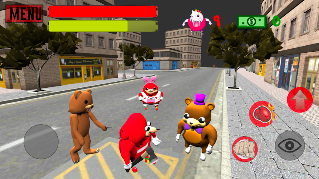 Ugandan Simulator. Knuckles Survival screenshot 3