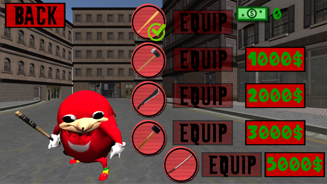 Ugandan Simulator. Knuckles Survival screenshot 5
