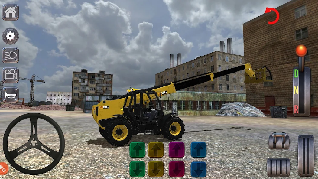Excavator Backhoe Loader Game screenshot 1