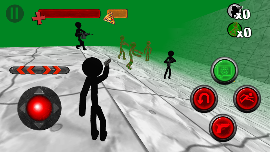 Stickman Killing Zombie 3D screenshot 4