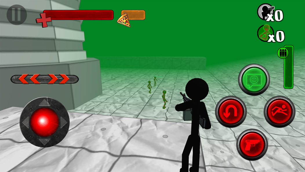 Stickman Killing Zombie 3D screenshot 5