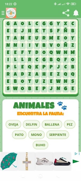 Todo Sopas de Letras screenshot 1