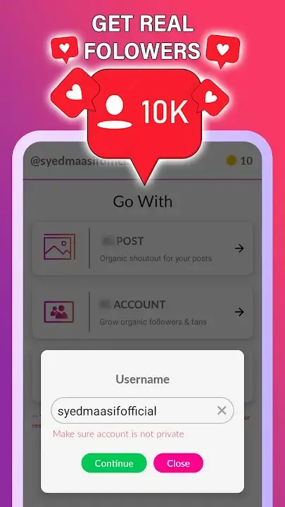 TopFollow Screenshot 1