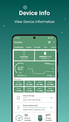 Device Info: View Phone Info Mod screenshot 1