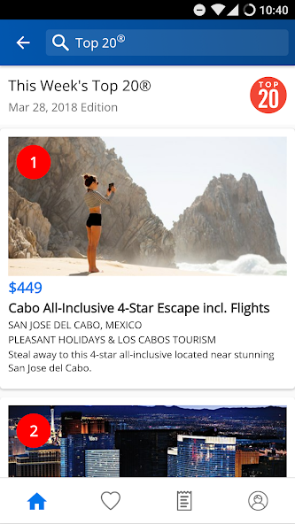 Travelzoo screenshot 2
