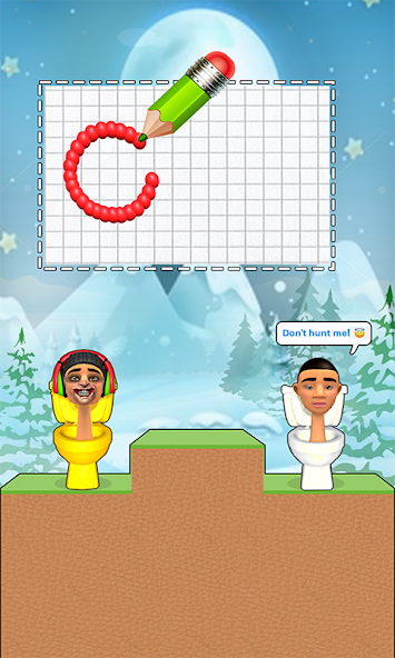 Draw To Smash Toilet Puzzle screenshot 5