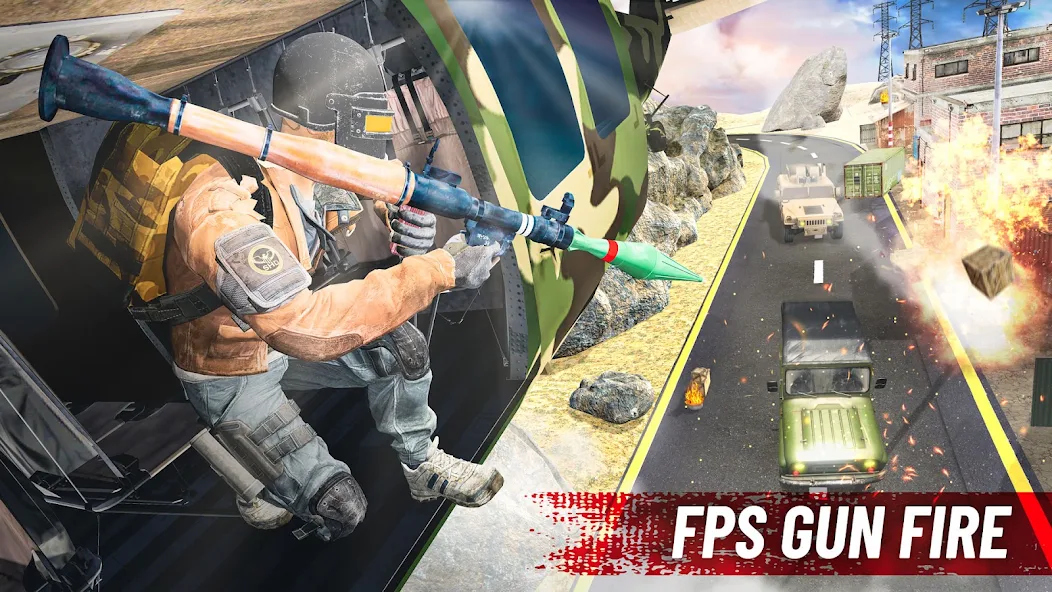 Fps Gun Fire Shooting gameplay preview 1