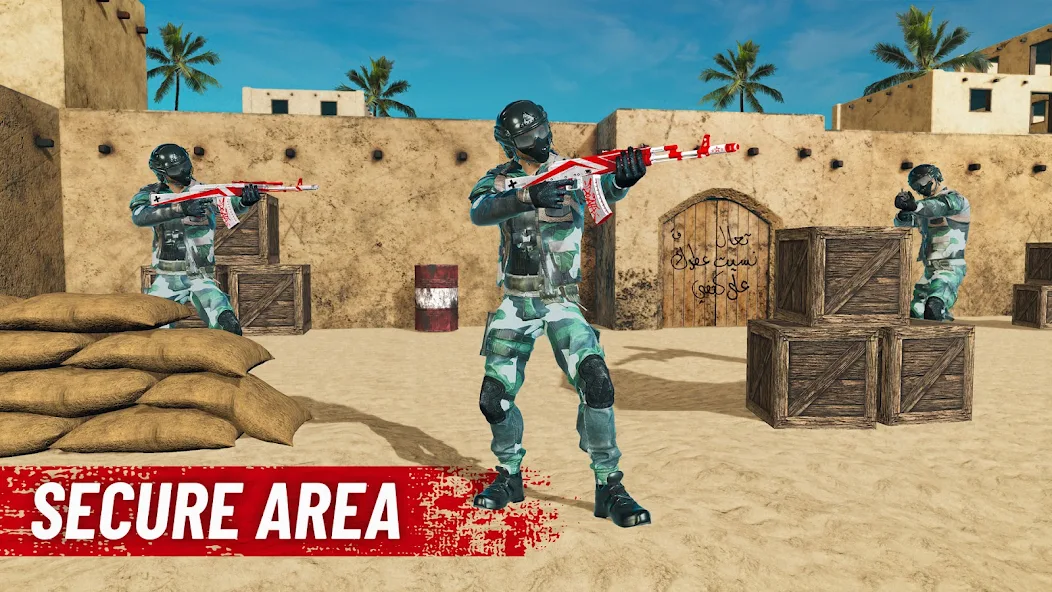 Fps Gun Fire Shooting gameplay preview 3