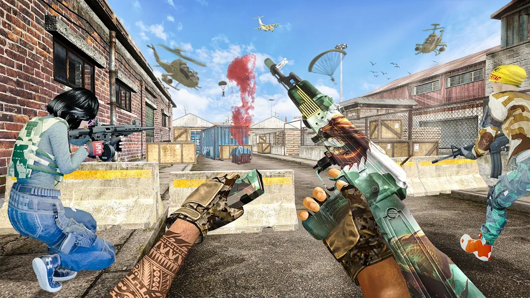 Fps Gun Fire Shooting gameplay preview 4