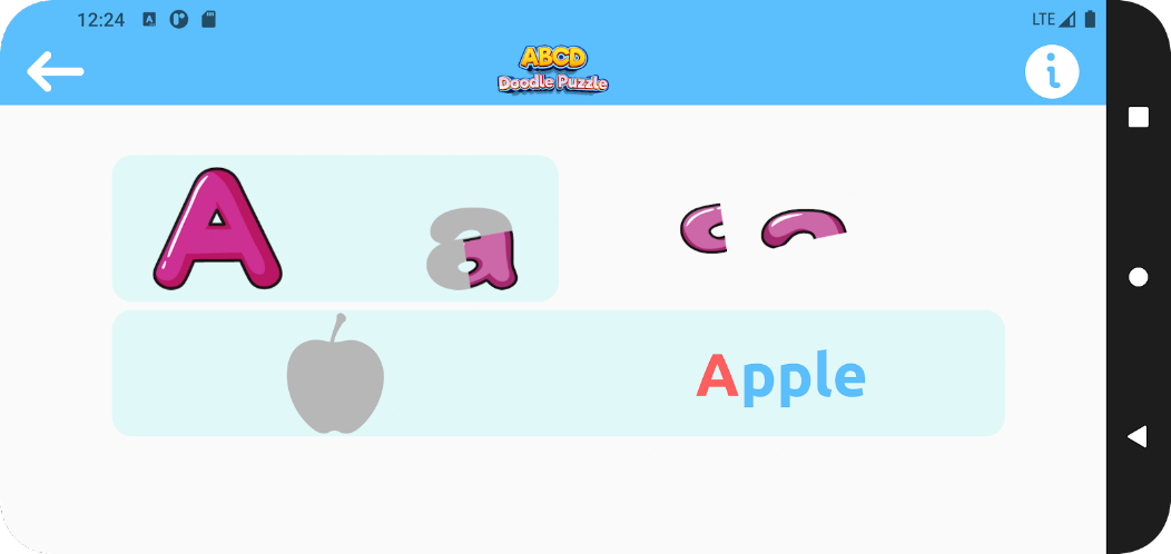 ABC Doodle Puzzle screenshot 1