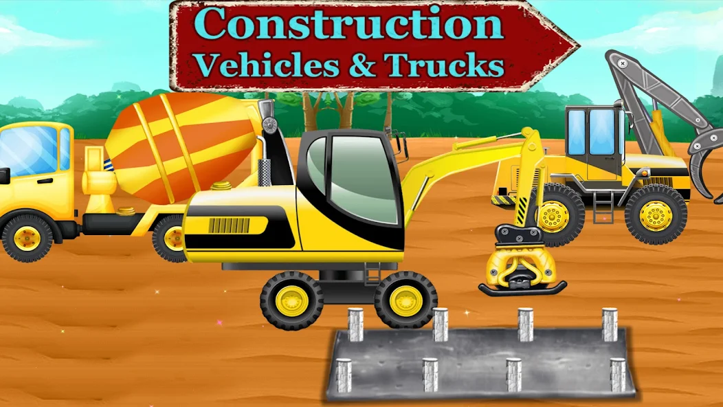 Construction Vehicles and Trucks screenshot 1