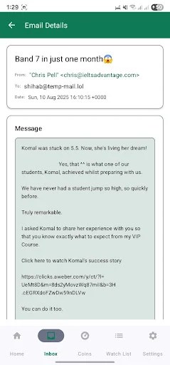 Temp Mail screenshot 2
