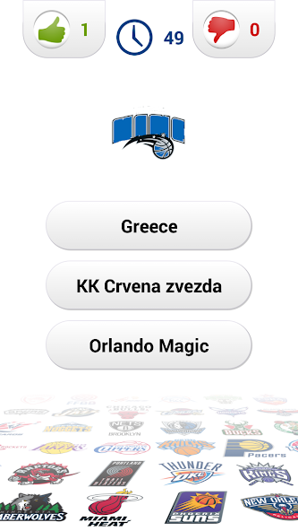 Logo Basketball Quiz screenshot 2