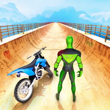 Motorcycle Stunt: Bike Race 3D screenshot 1