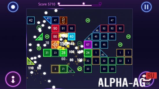 Bricks Breaker Hit Modded gameplay screenshot 2