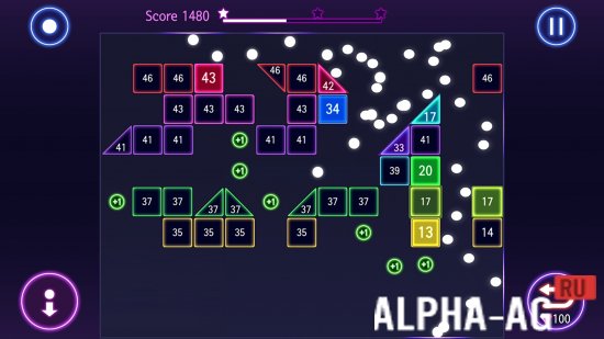 Bricks Breaker Hit Modded gameplay screenshot 3