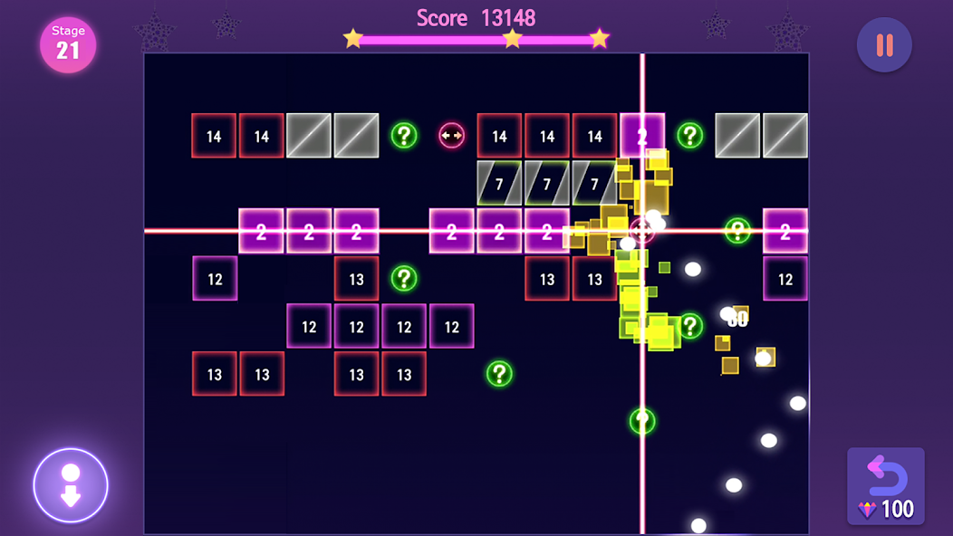 Neon Bricks Master screenshot 2