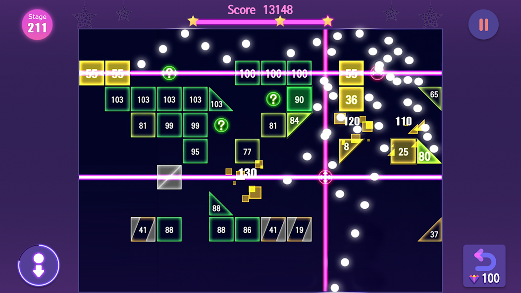 Neon Bricks Master screenshot 3