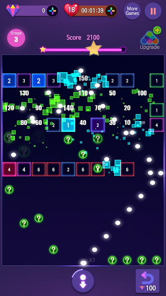Neon Bricks Master screenshot 4