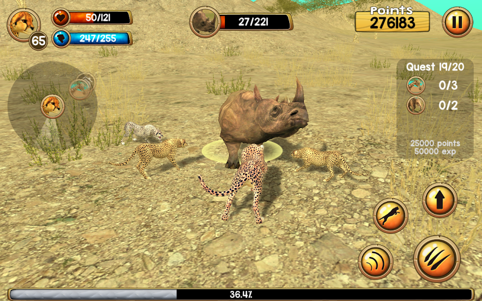 Wild Cheetah Sim screenshot 2