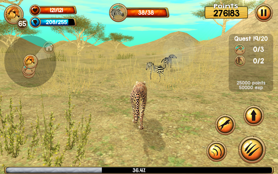 Wild Cheetah Sim screenshot 4