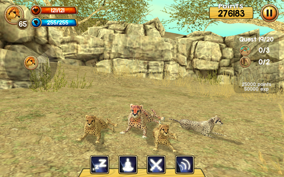 Wild Cheetah Sim screenshot 5