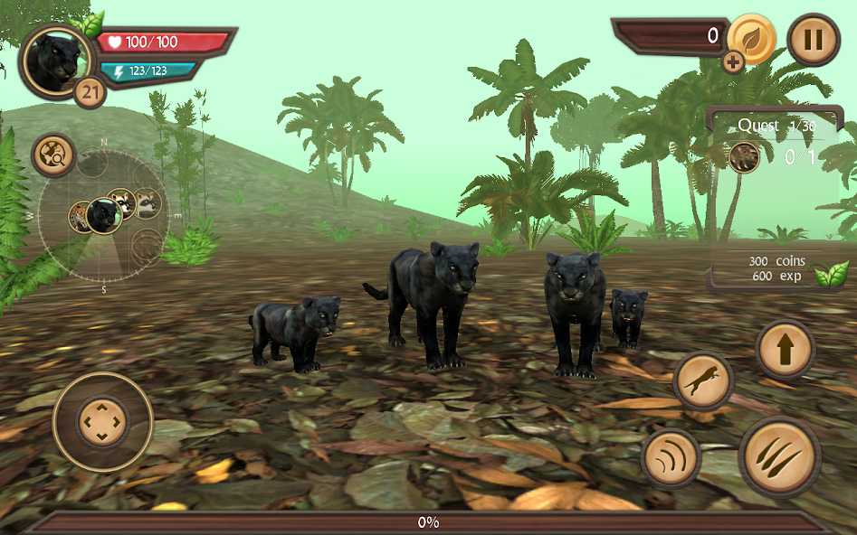 Wild Panther Sim screenshot 4