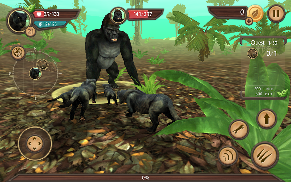 Wild Panther Sim screenshot 5