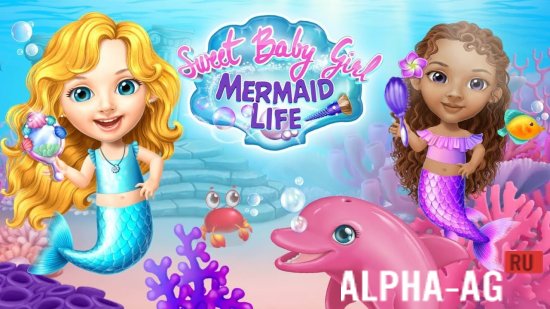 Sweet Baby Girl Mermaid Life