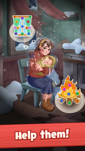Rescue Family: Screw Game Screenshot 1