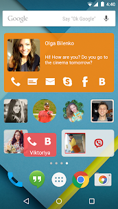 HD Contact Widgets+ screenshot 2