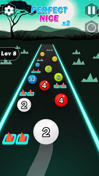 Color Ball Run Number Merge screenshot 5