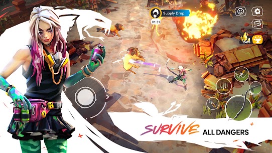 تحميل لعبة Wild Arena Survivors للاندرويد screenshot 3