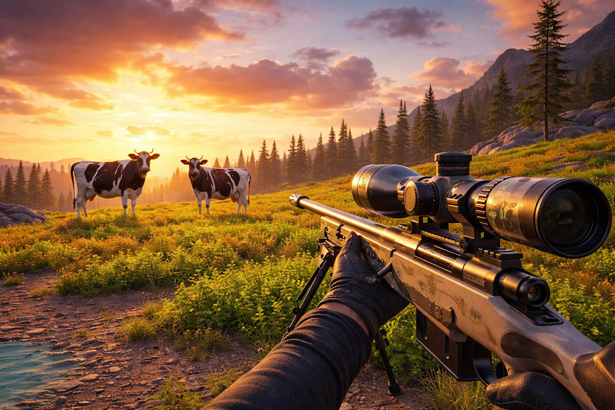Jungle Cow Hunt screenshot 4