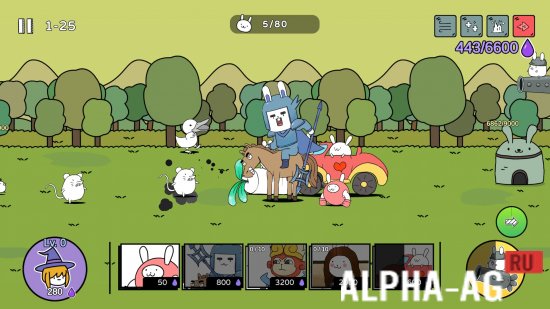 Взломанная Battle Bunny Tower Defense screenshot 3