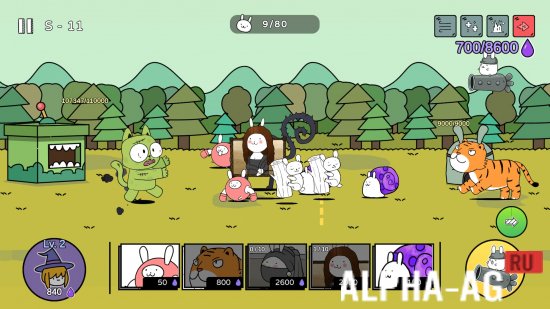 Взломанная Battle Bunny Tower Defense screenshot 4