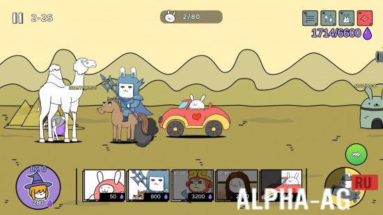 Взломанная Battle Bunny Tower Defense screenshot 5