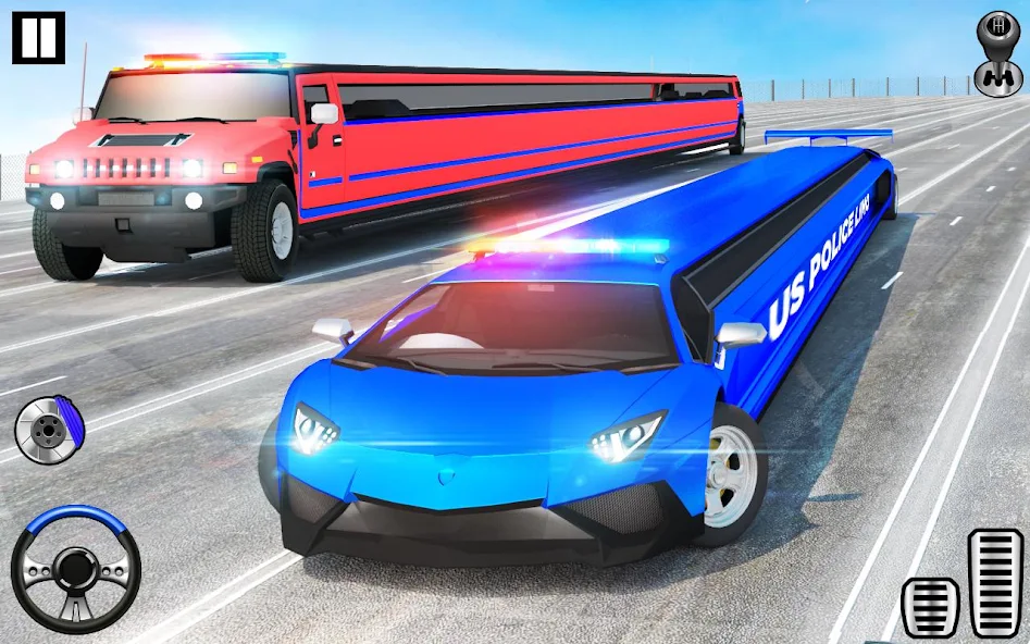 US Police Limo Transporter Truck 2020 game image 5