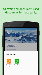 ScanWritr app interface view 4