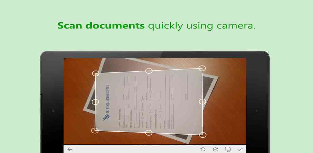 ScanWritr file management screen 6